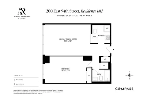 200 E 94th St #1412, New York, NY 10128