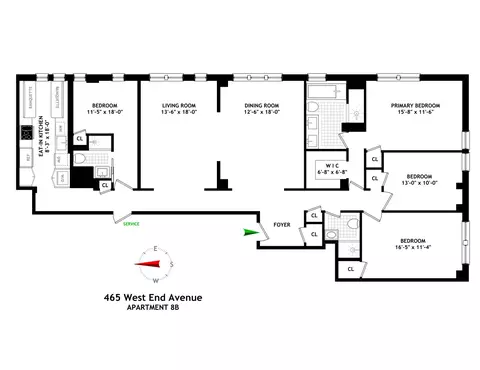 465 W End Ave #8B, New York, NY 10024