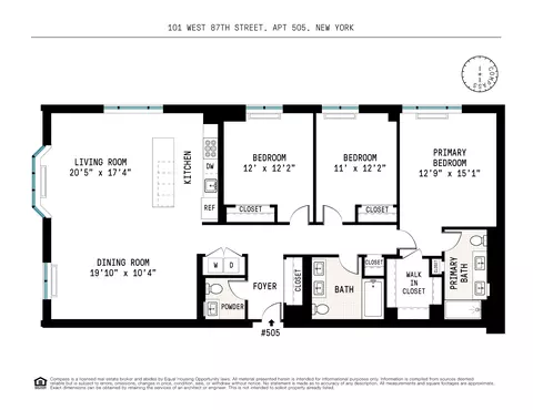 101 W 87th St #505, New York, NY 10024