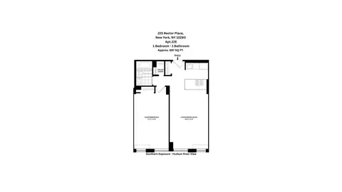 225 Rector Pl #22E, New York, NY 10280
