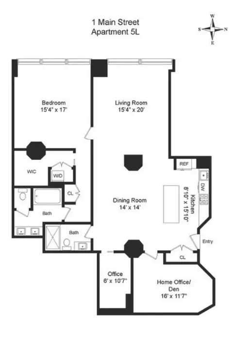 1 Main St #5L, Brooklyn, NY 11201