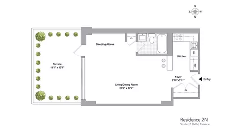 215 W 95th St #2N, New York, NY 10025