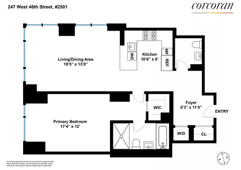 247 W 46th St #2501, New York, NY 10036