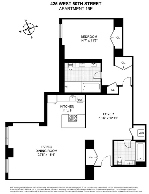 425 W 50th St #16E, New York, NY 10019