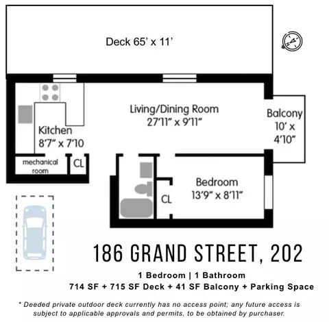 186 Grand St #202, Brooklyn, NY 11211