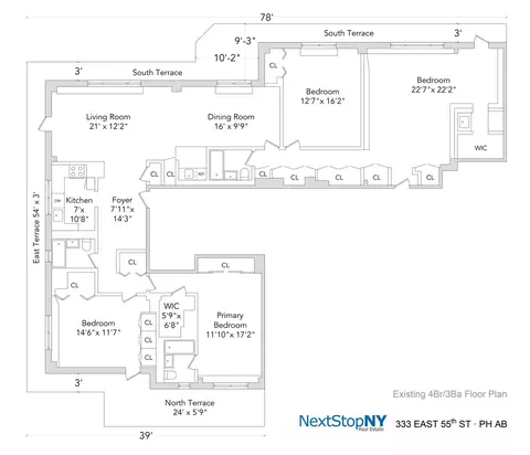 333 E 55th St #PHAB, New York, NY 10022