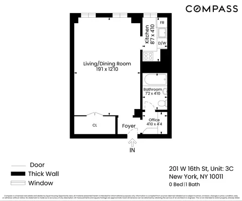 201 W 16th St #3C, New York, NY 10011