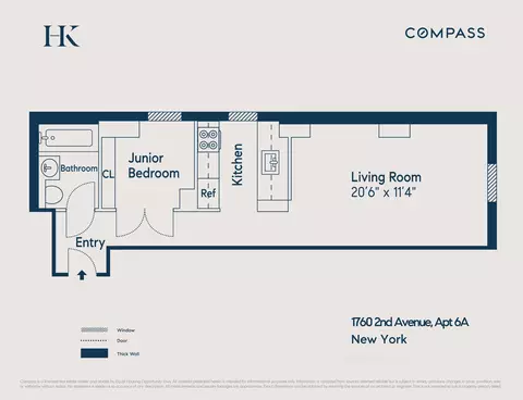 1760 2nd Ave #6A, New York, NY 10128