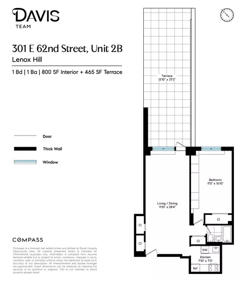 301 E 62nd St #2B, New York, NY 10065