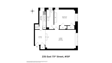 235 E 73rd St #10F, New York, NY 10021