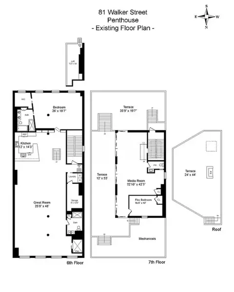 81 Walker St #PH, New York, NY 10013