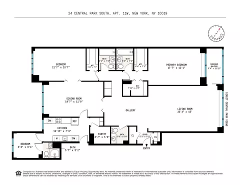 24 Central Park S #11W, New York, NY 10019
