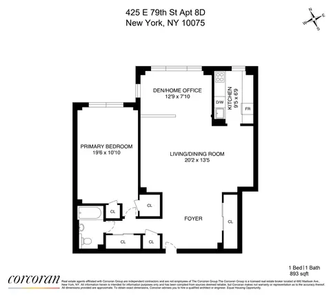 425 E 79th St #8D, New York, NY 10075