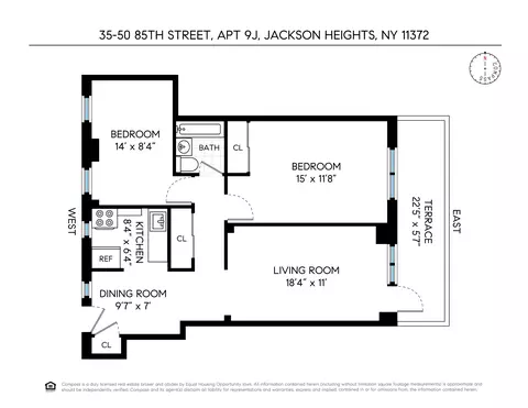 35-50 85th St #9J, New York City, NY 11372