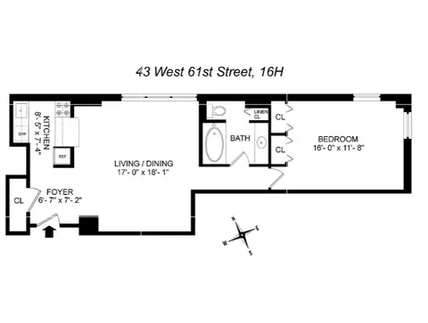 43 W 61st St #16H, New York, NY 10023