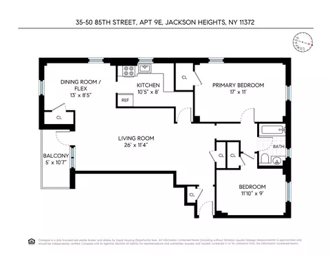 35-50 85th St #9E, New York City, NY 11372