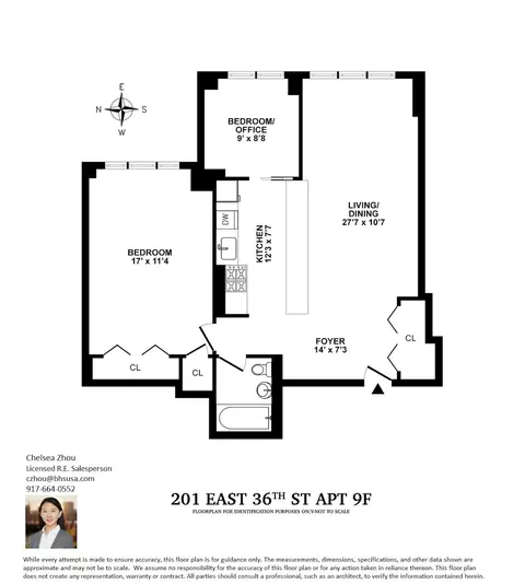 201 E 36th St #9F, New York, NY 10016