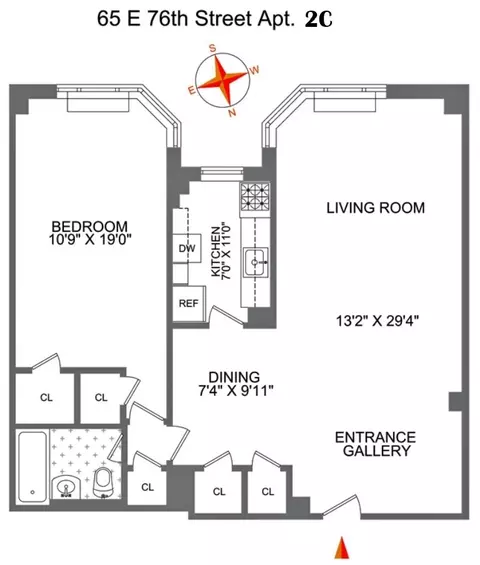 65 E 76th St #2C, New York, NY 10021