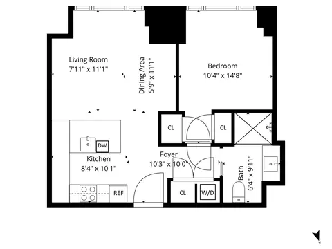 111 W 56th St #34E, New York, NY 10019