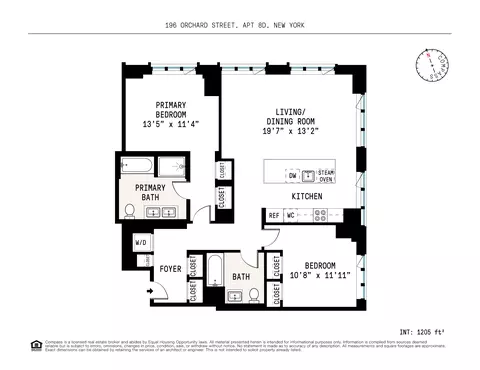 196 Orchard St #8D, New York, NY 10002