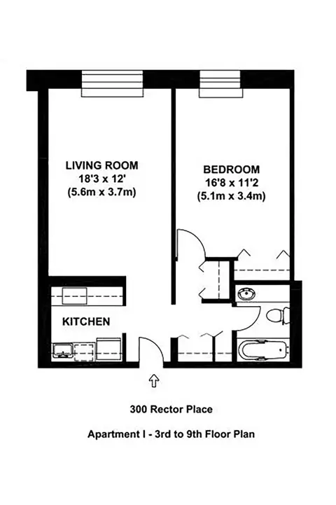 300 Rector Pl #3I, New York, NY 10280
