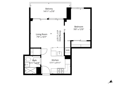 175 W 95th St #8H, New York, NY 10025