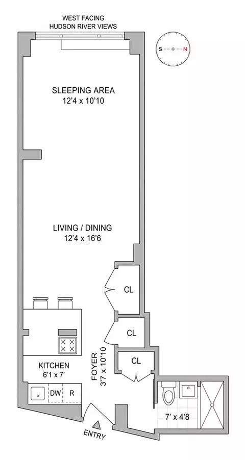 61 Jane St #9N, New York, NY 10014