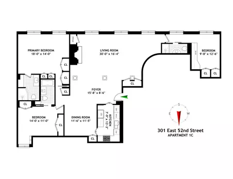 301 E 52nd St #1C, New York, NY 10022