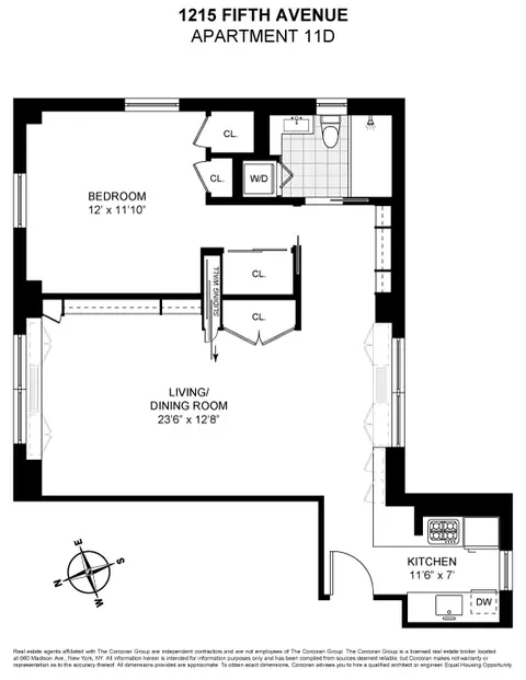 1215 5th Ave #11D, New York, NY 10029