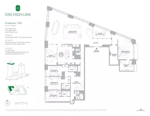500 W 18th St #WEST_PH35B, New York, NY 10011