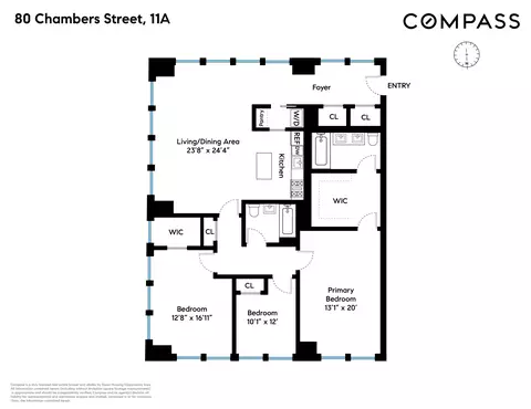 80 Chambers St #11A, New York, NY 10007