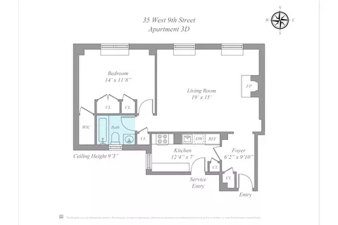 35 W 9th St #3D, New York, NY 10011