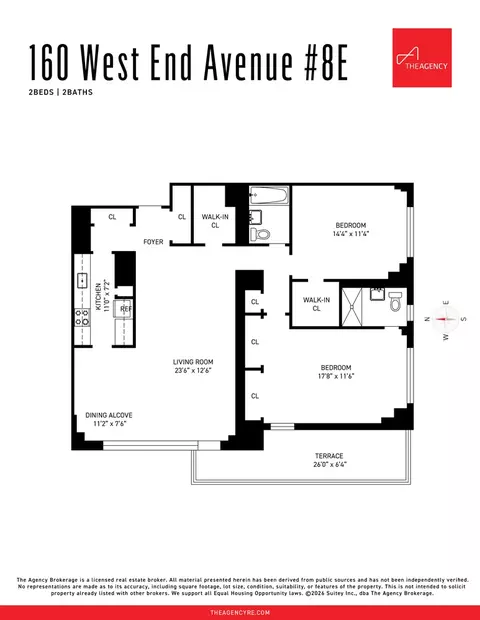 160 W End Ave #8E, New York, NY 10023