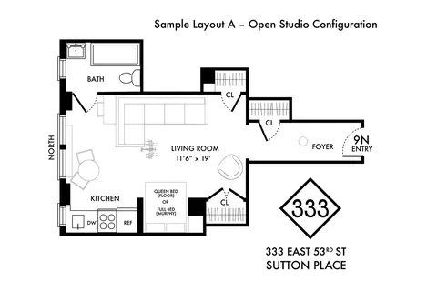 333 E 53rd St #9-N, New York, NY 10022