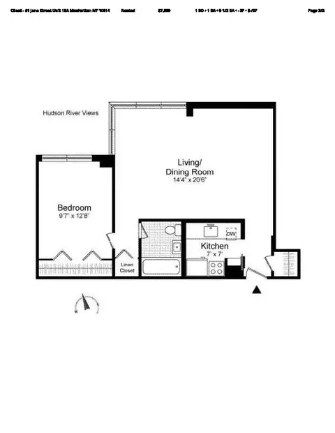 61 Jane St #15A, New York, NY 10014