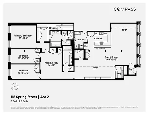 115 Spring St #2, New York, NY 10012
