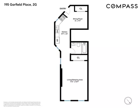 195 Garfield Pl #2G, Brooklyn, NY 11215