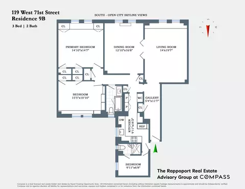 119 W 71st St #9B, New York, NY 10023