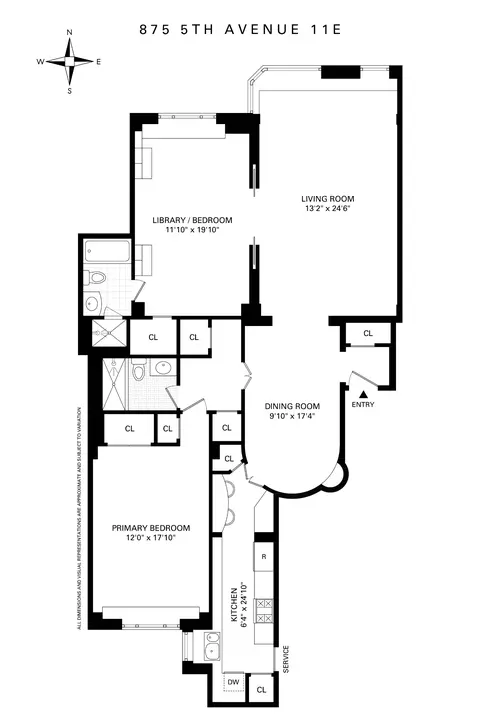 875 5th Ave #11E, New York, NY 10065