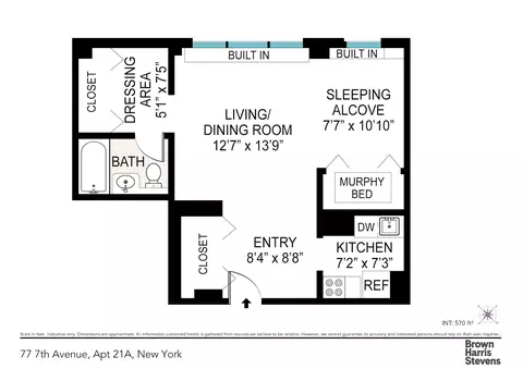 77 7th Ave #21A, New York, NY 10011