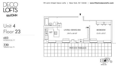 99 John St #2304, New York, NY 10038