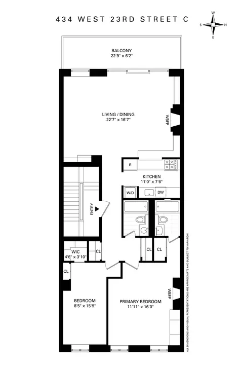 434 W 23rd St #C, New York, NY 10011