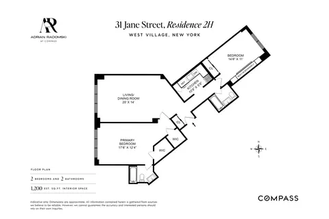 31 Jane St #2H, New York, NY 10014
