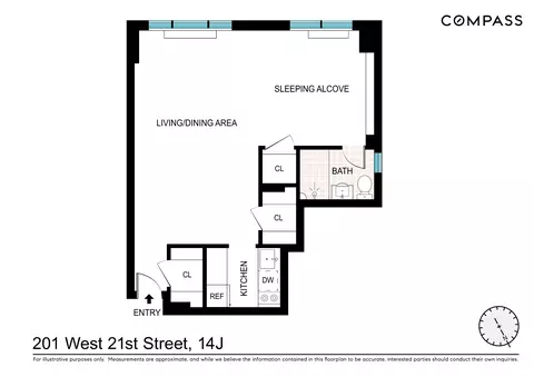 201 W 21st St #14J, New York, NY 10011