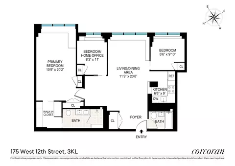 175 W 12th St #3LK, New York, NY 10011