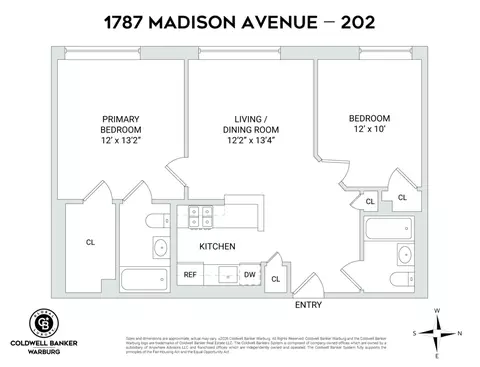 1787 Madison Ave #202, New York, NY 10035