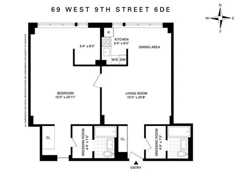 69 W 9th St #6DE, New York, NY 10011