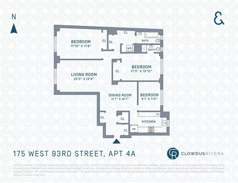 175 W 93rd St #4-A, New York, NY 10025