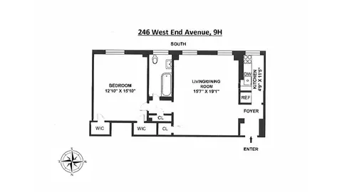 246 W End Ave #9H, New York, NY 10023