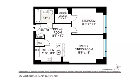 540 W 28th St #8E, New York, NY 10001